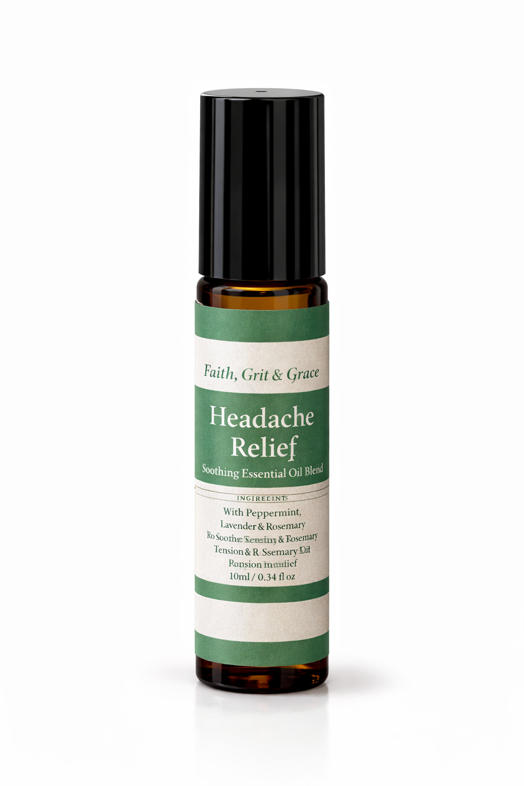 Headache Relief – Natural Tension & Sinus Support Balm Relief Roll-On Oil