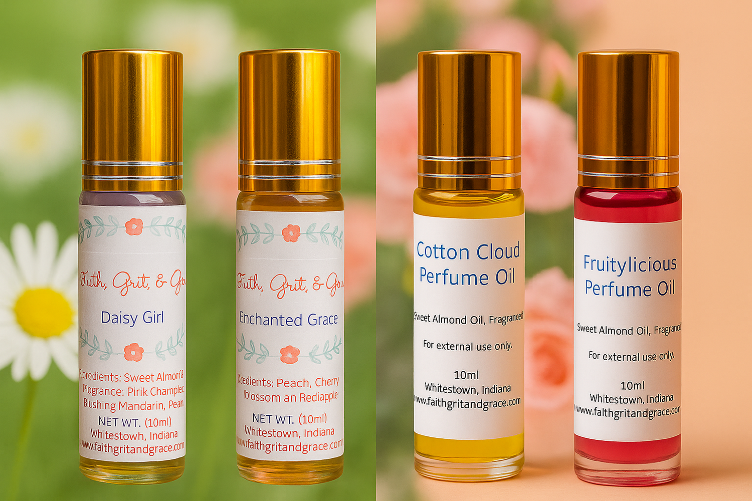 Hand crafted Perfume oils
