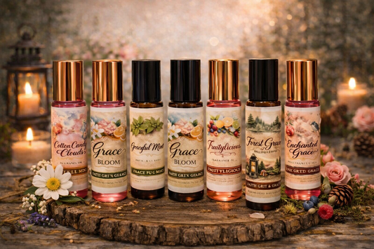 Faith, Grit & Grace Roll-On Oil Perfume | Long-Lasting Botanical Fragrance