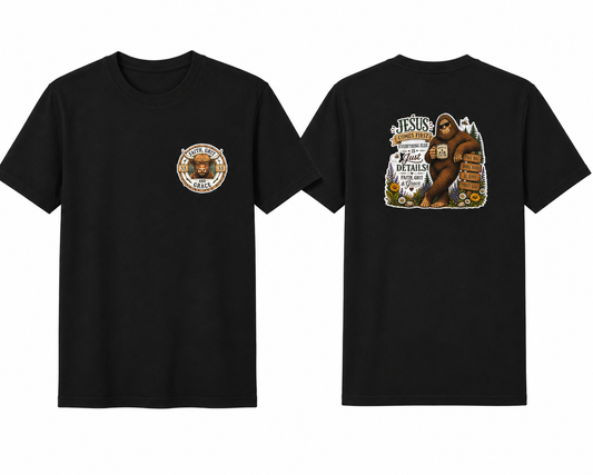 Jesus Comes First Bigfoot T-Shirt