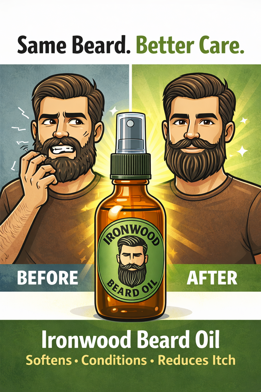 Ironwood Beard Oil - For the Man who stays