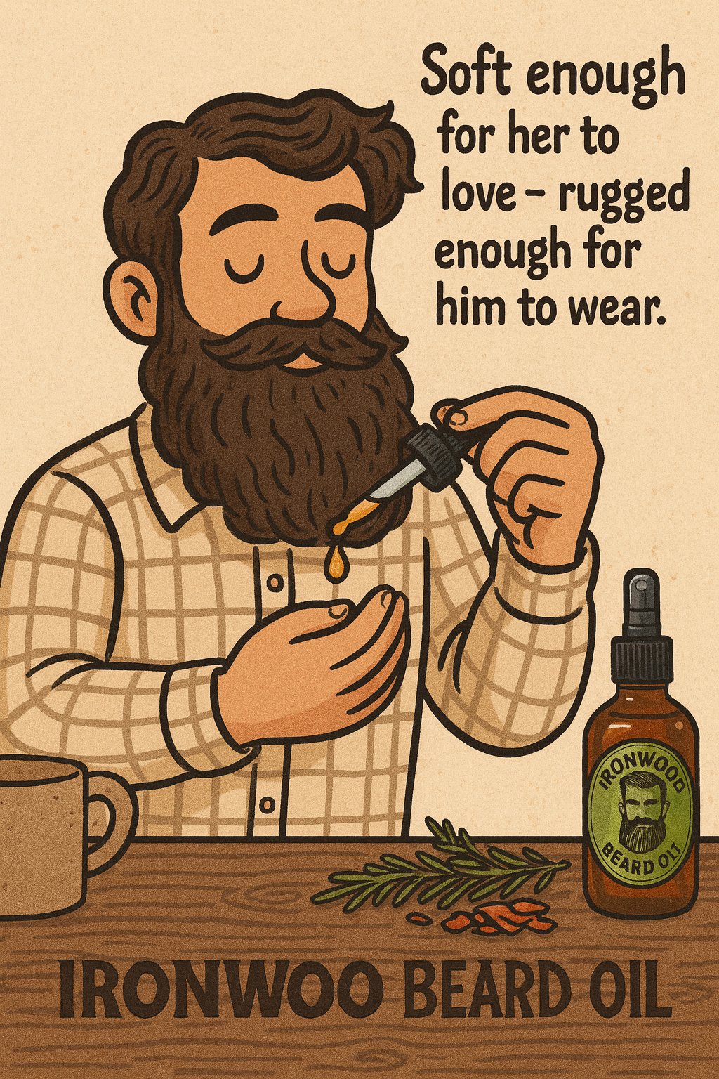 Ironwood Beard Oil - For the Man who stays