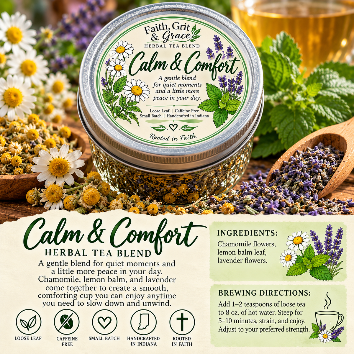 Calm & Comfort Herbal Tea