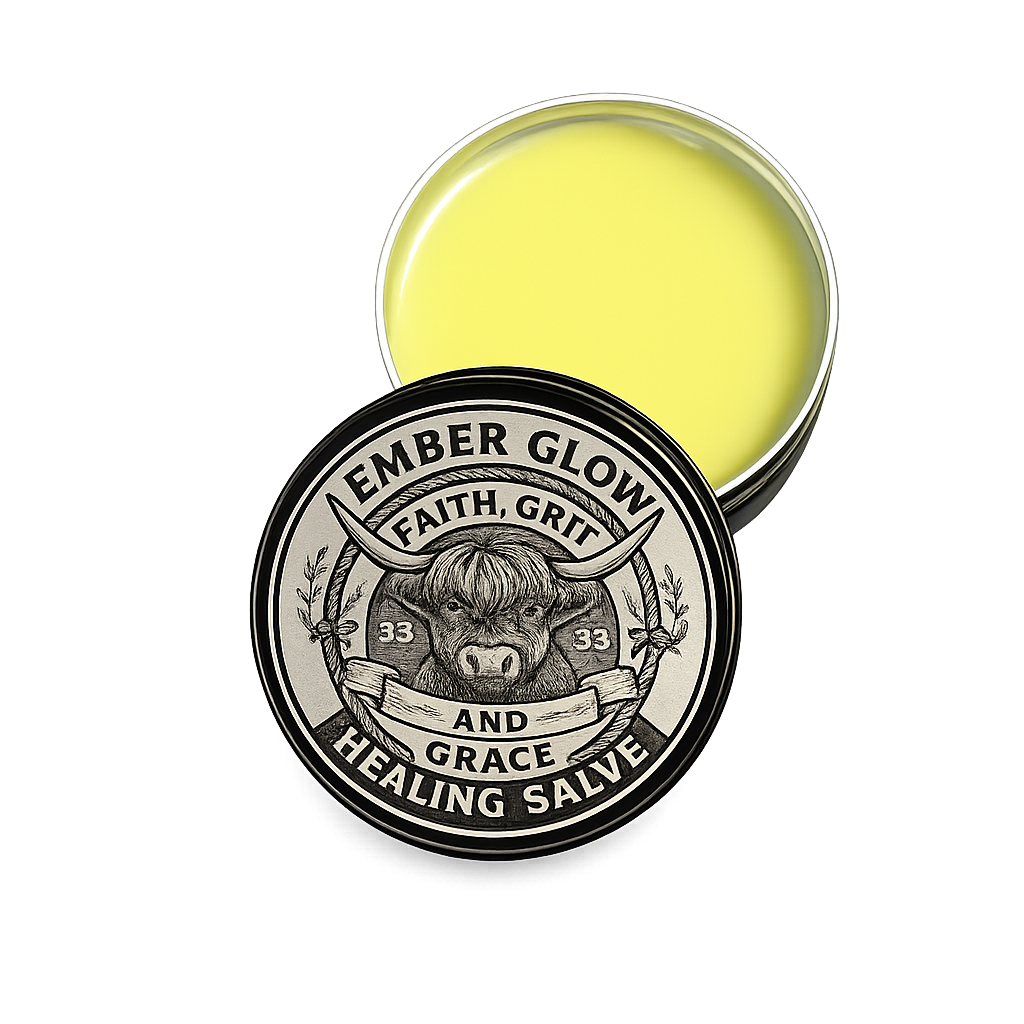 Ember Glow – Soothing Herbal Salve for Tattoos, Burns, Scrapes & Bee Stings