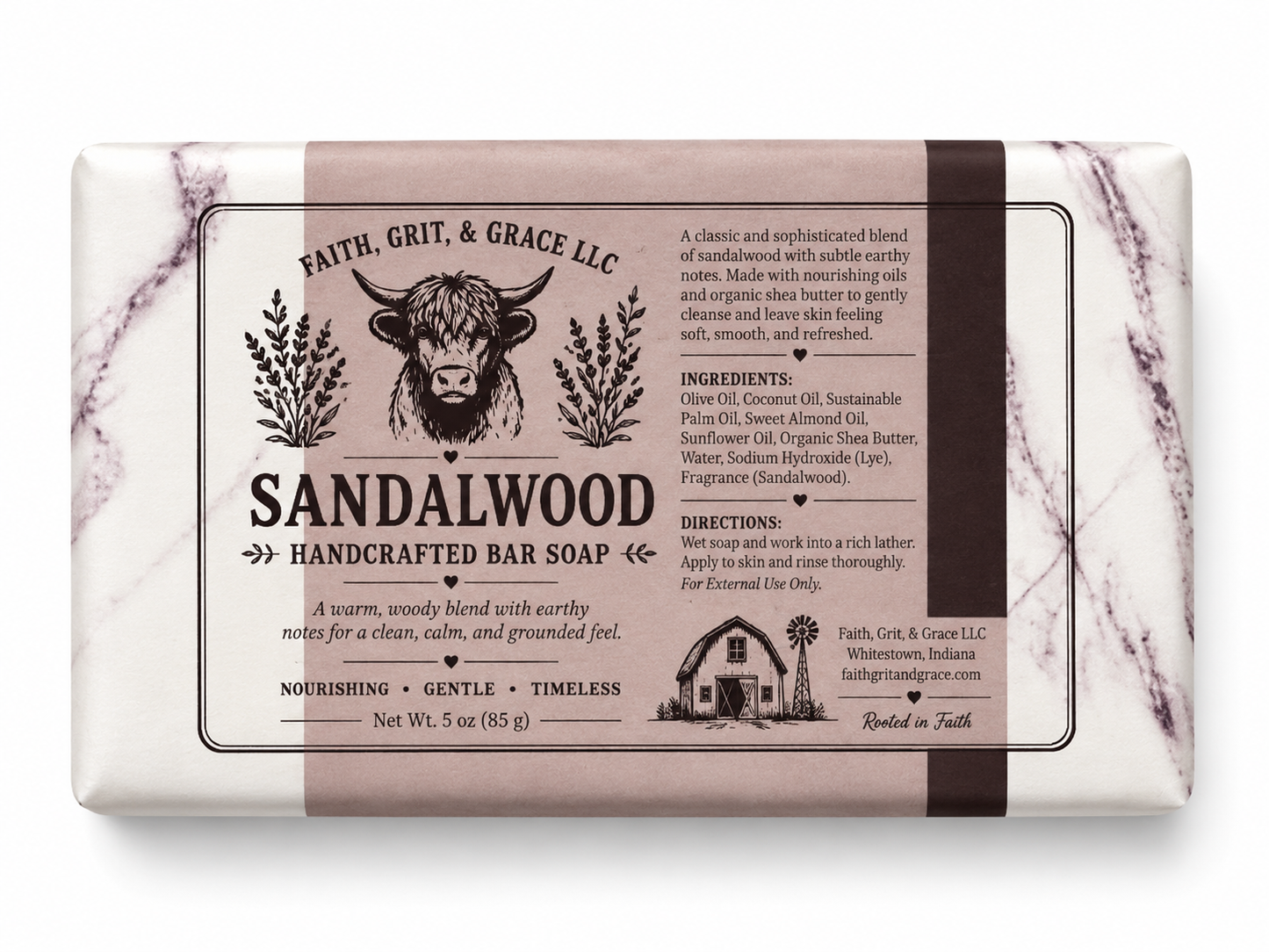 Handcrafted Natural Bar Soap