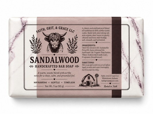 Handcrafted Natural Bar Soap