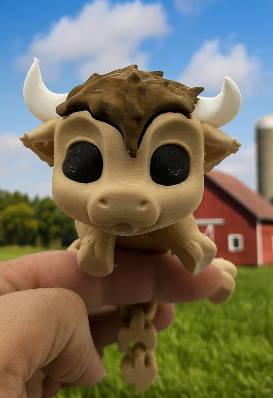 Articulated Highland Cow